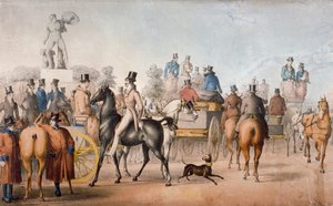 'الحديقة. "التوا بعد خط الزوال الأربعة والنصف" ، c1827. بواسطة سي هندرسون