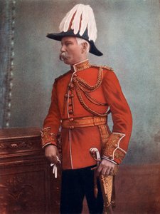 اللواء جي إتش مارشال ، قائد المدفعية الملكية ، قوة جنوب أفريقيا الميدانية ، 1902.