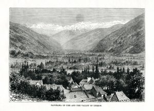 Cier ووادي Bagneres-de-Luchon ، فرنسا ، c1879.