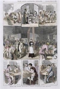 تصنيع السجائر ، 1883 بواسطة جيم Upham