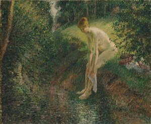 باثر في الغابة ، 1895 بواسطة كميل يعقوب بيسارو