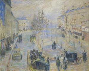 بوليفارد روشيشوارت ، 1880 بواسطة كميل يعقوب بيسارو