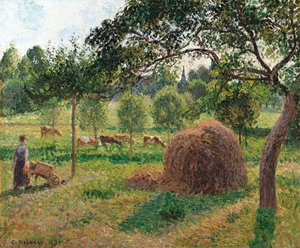 الغسق في Eragny ، 1896 بواسطة كميل يعقوب بيسارو