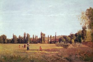 لا فارين دي سانت هيلير ، 1863 بواسطة كميل يعقوب بيسارو