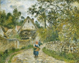 The Chemin de Hameau-Chaumieres في Valhermeil بواسطة كميل يعقوب بيسارو
