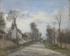طريق فرساي ، Louveciennes ، 1870 بواسطة كميل يعقوب بيسارو