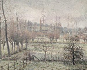 تأثير الثلج في Eragny ، 1894 بواسطة كميل يعقوب بيسارو