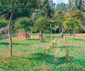 البستان في إراغني ، 1896 بواسطة كميل يعقوب بيسارو