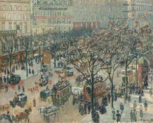 Boulevard des Italiens، Morning، Sunlight، 1897. بواسطة كميل بيسارو