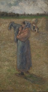 امرأة في الحقول ، 1882. بواسطة كميل بيسارو