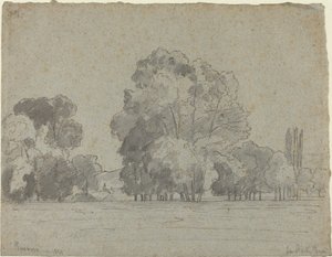 بستان الأشجار ، 1859. بواسطة كميل بيسارو