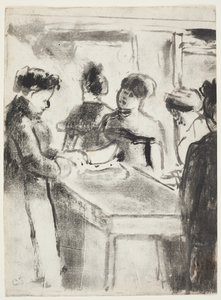 La Charcuterie (The Pork Butcher) 1895 (أحادي النمط مع تلوين يدوي بالحبر النقش الغائر) بواسطة كميل يعقوب بيسارو