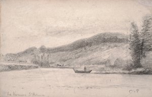 نهر مارن في Varenne-Saint-Hilaire ، 1863-65 بواسطة كميل يعقوب بيسارو