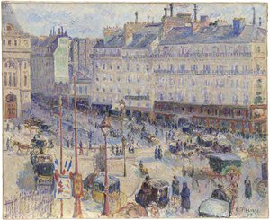 The Place du Havre ، باريس ، 1893. بواسطة كميل بيسارو
