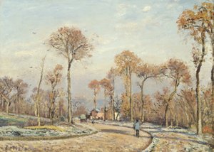 الطريق إلى فرساي ، Louveciennes: Morning Frost بواسطة كميل يعقوب بيسارو