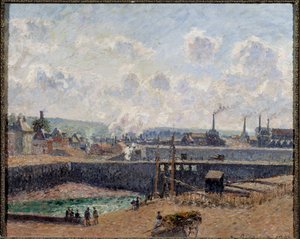 منظر دييب ، حوض دوكين ، رسم كاميل بيسارو (1830-1903) 1902 صن. 0،54x0،65 م باريس ، متحف أورسيه بواسطة كميل يعقوب بيسارو
