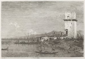 برج ملغيرا بواسطة Canaletto
