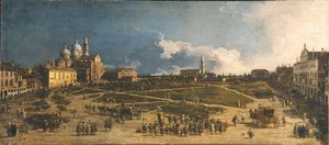 Prà della Valle في بادوفا ، 1740s بواسطة قناة جيوفاني أنطونيو (كاناليتو)