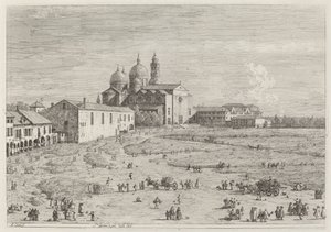 S. Giustina في برا ديلا فالي ، ج. 17351746. بواسطة كاناليتو
