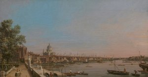 المدينة بالقرب من شرفة منزل سومرست بواسطة Canaletto