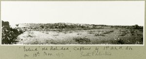 أسدود ، أشدود القديمة ، استولى عليها اللواء الأول في 13 نوفمبر 1917 بواسطة كابتن. آرثر رودس