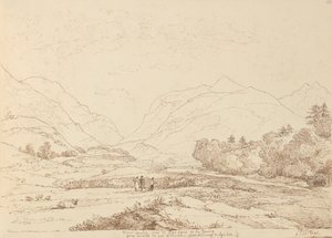 نهر لاون من الطريق السريع من كيلارني وأغادو ، 6 سبتمبر 1841