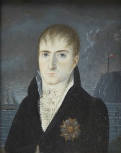 صورة لنابليون بونابرت في جزيرة سانت هيلانة ، 1820