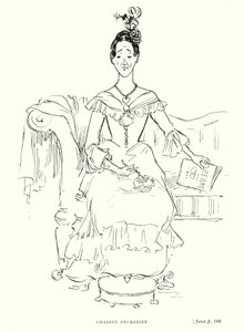 شخصية ديكنز: Charity Pecksniff (litho)
