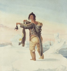 Esquimaux من جزر سافاج ، 1821 بواسطة الكابتن جورج فرانسيس ليون