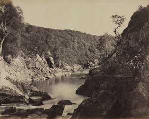 نهر المناظر الطبيعية ، اسكتلندا ، ج. 1858.