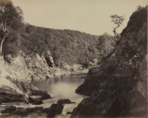 نهر المناظر الطبيعية ، اسكتلندا ، ج. 1858.