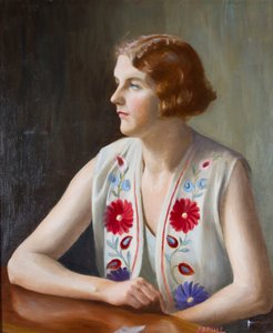صورة للكاتب والرسامة ماريان ادا. بيرت ، ج .1930
