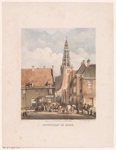 Brugstraat وكنيسة Der Aa في جرونينجن Brugstraat و Akerk (العنوان على الكائن) بواسطة كاريل كريستيان أنطوني آخر