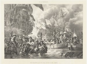 رحلة إلى تشاتام والاستيلاء على الملك تشارلز ، 1667 الفتح في تشاتام. 1666 (العنوان على البند)