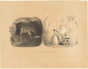 ليلة رأس السنة الجديدة يصورها شخصان عجوزان وأم مع طفل العام القديم والعام الجديد (العنوان على الكائن)