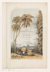 المناظر الطبيعية الاستوائية صفحة العنوان لـ: Ida Pfeiffer ، رحلتي الثانية حول العالم ، 1856