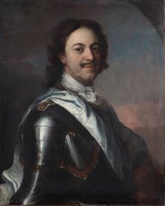 صورة الحياة للإمبراطور بطرس الأول العظيم 1672-1725 بواسطة كاريل دي مور