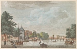 سبارن في هارلم ، حوالي عام 1790 The Binnen Spaarne في هارلم / ريفيير هذا الجزء الداخلي الاحتياطي في هارلم (العنوان على الكائن)