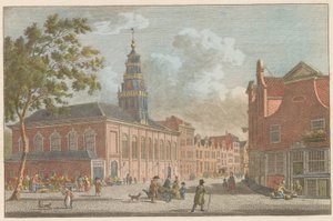 كنيسة والون في روتردام ، حوالي عام 1790 الكنيسة الفرنسية في روتردام / L