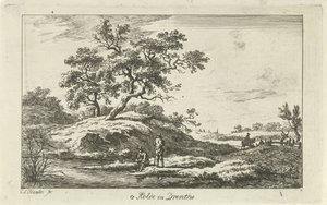 المسافرون على الواجهة البحرية تي رولد في درينثي (العنوان على الكائن) المناظر الطبيعية (a-f) (عنوان المسلسل) بواسطة كاريل لودويجك هانسن