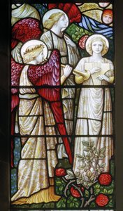 Llantysilio ، St Tysilio ، Shrigley & Hunt (1873-1982) ، Carl Almquist ، Angel Musicians ، 1890