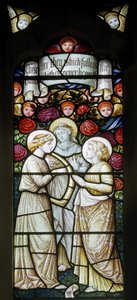 Llantysilio ، St Tysilio ، Shrigley & Hunt (1873-1982) ، Carl Almquist ، Angel Musicians ، 1890