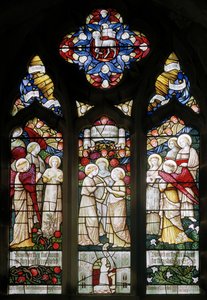 Llantysilio ، St Tysilio ، Shrigley & Hunt (1873-1982) ، Carl Almquist ، Angelic Chorus ، 1890