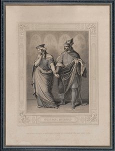 النيبلونجلييد. غونتر وبرونهيلد ، 1860. بواسطة كارل أرنولد جونزينباخ