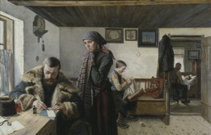 نداء الطبيب ، حوالي 1900 (زيت على قماش) بواسطة كارل أسبلين