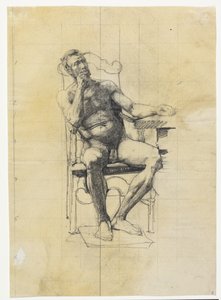 نموذج شخصية من الذكور. دراسة لشخصية فريدريك الثالث على صورة الجامعة 1887-89 بواسطة كارل بلوخ