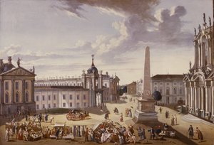 منظر لقاعة المدينة ، 1772 (انظر أيضًا 330437) بواسطة كارل كريستيان بارون