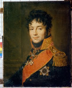 Portrait du Count Evgraf Fedotovich Komarovsky (1769-1843) - Peinture de Carl Christian Vogel von Vogelstein (1788-1868) ، huile sur Toile ، 67x52 cm - صورة الكونت Evgraf Fedotovich Komarovsky ، زيت على قماش من Carl Christian Vogel von Vogelstein - Sta