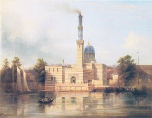 عرض على المحرك البخاري الجديد بالقرب من سانسوسي