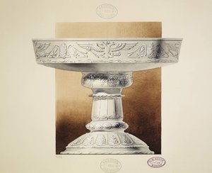 تصميم وعاء للمخللات. سلسلة مهر الأميرة الكبرى ماريا بافلوفنا ، 1907-1908